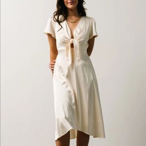 Baltic Born | poppy satin midi dress